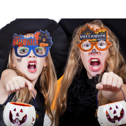 2024 Halloween Glasses for Children Adults, Ghost Festival Party, Cartoon Glasses