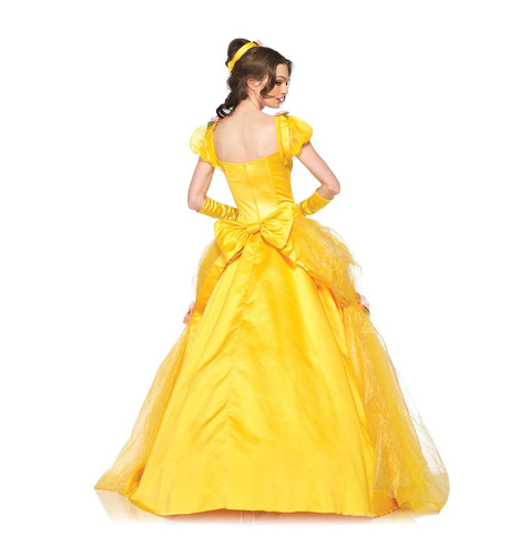 2024 Halloween Princess dress, Yellow Fairy Dress, European Retro Court Dress, Fairy Tale-Theme Costume, Stage Costume