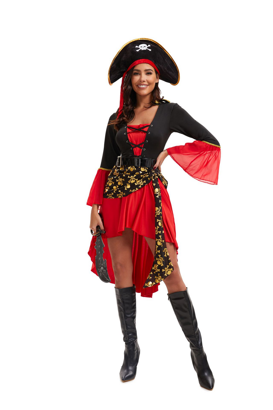 2024 Halloween Pirate Masquerade Costume