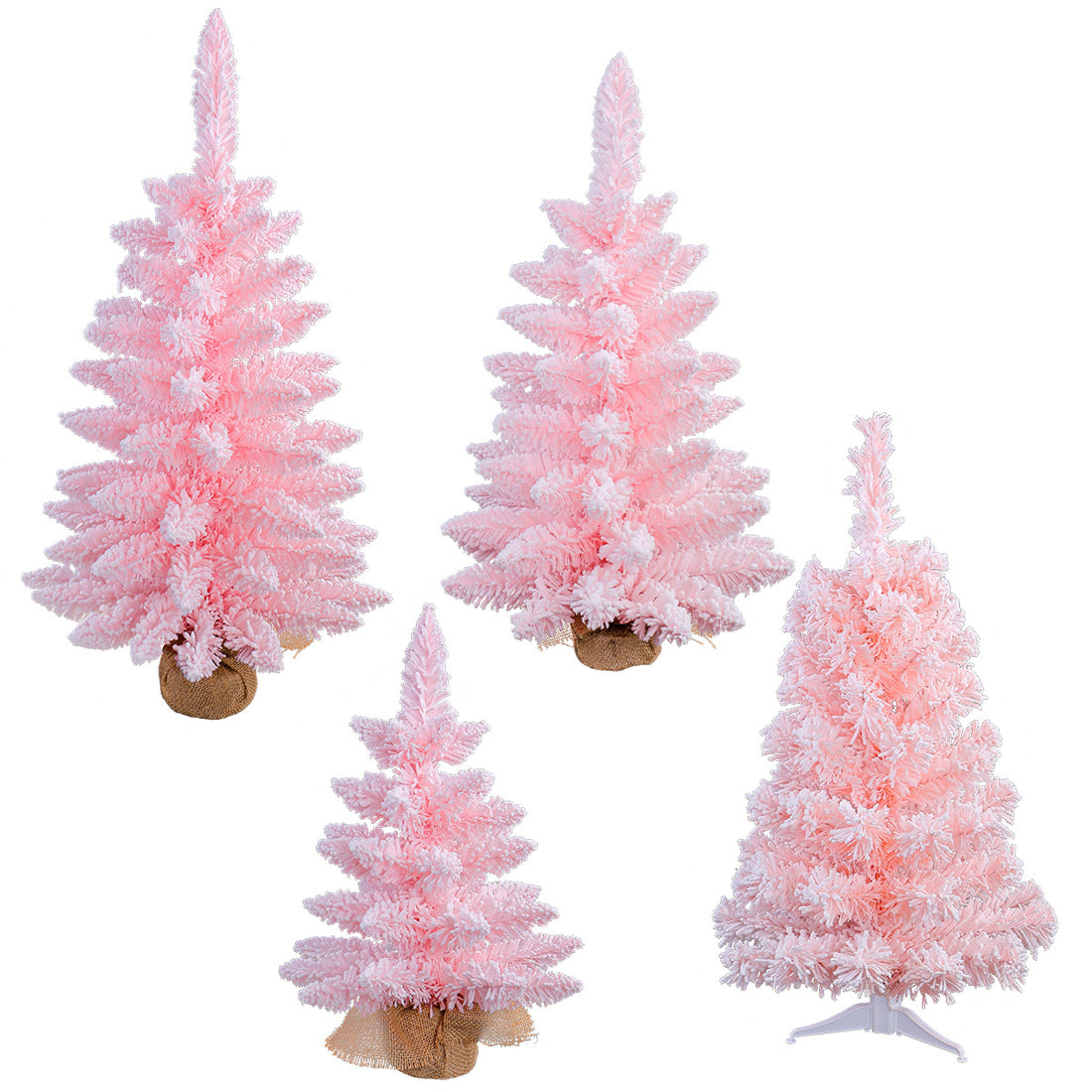 Creative Flocking Falling Snow Simulation Tree Christmas